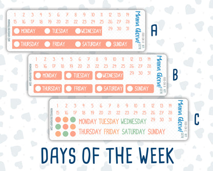 Kit 0278 - Add Ons - August - Oops, All Peaches - Planner Stickers