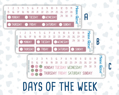 Kit 0232 - Add Ons - September - Heirloom Garden - Planner Stickers