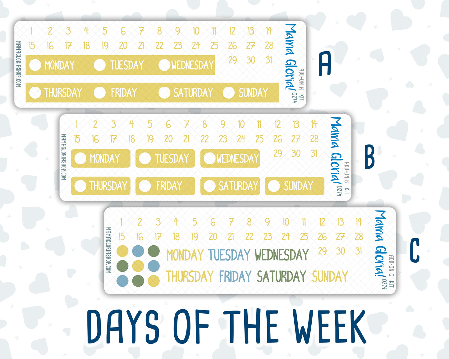 Kit 0274 - Add Ons - July - Sunny Lemon Shore - Planner Stickers