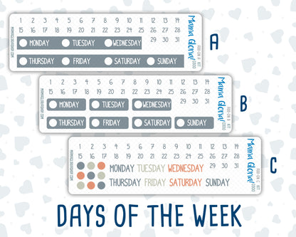 Kit 0300 - Add Ons - October - Autumn Stroll - Planner Stickers