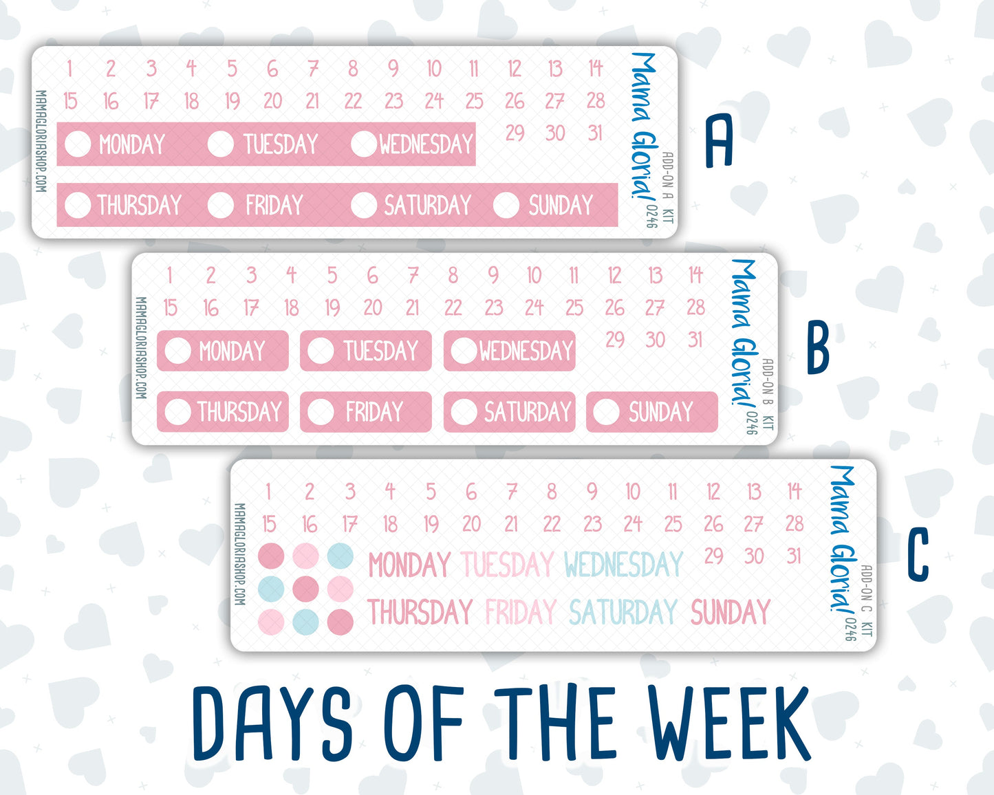 Kit 0246 - Add Ons - December - Gingerbread Sweets - Planner Stickers