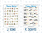 Kit 0295 - Add Ons - September - Apple Harvest - Planner Stickers