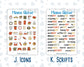 Kit 0239 - Add Ons - October - October Stroll - Planner Stickers