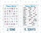 Kit 0252 - Add Ons - February - Tokyo Candy Cloud - Planner Stickers