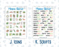 Kit 0256 - Add Ons - March - Froggy Luck - Planner Stickers