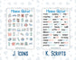 Kit 0251 - Add Ons - January - Pine & Paws - Planner Stickers