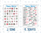 Kit 0306 - Add Ons - December - Jolly Mischief - Planner Stickers