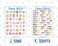 Kit 0223 - Add Ons - June - Route 66 - Planner Stickers