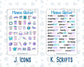Kit 0230 - Add Ons - August - School Daze - Planner Stickers