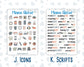 Kit 0300 - Add Ons - October - Autumn Stroll - Planner Stickers