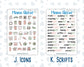 Kit 0266 - Add Ons - May - Froggy Lake Picnic - Planner Stickers