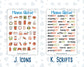 Kit 0235 - Add Ons - September - Apple Orchard - Planner Stickers