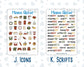 Kit 0302 - Add Ons - November - Thankful Season - Planner Stickers