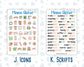 Kit 0228 - Add Ons - August - Just Peachy - Planner Stickers