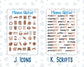 Kit 0296 - Add Ons - September - Coffee Break - Planner Stickers