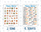Kit 0233 - Add Ons - September - Cinnamon Days - Planner Stickers