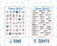 Kit 0234 - Add Ons - September - REF - Kit 0234 – Reader’s Escape - September - Planner Stickers