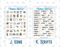 Kit 0272 - Add Ons - May - Graduation - Planner Stickers