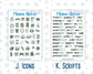 Kit 0264 - Add Ons - May - Spring Walk - Planner Stickers
