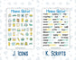 Kit 0227 - Add Ons - July - Lemon Grove - Planner Stickers