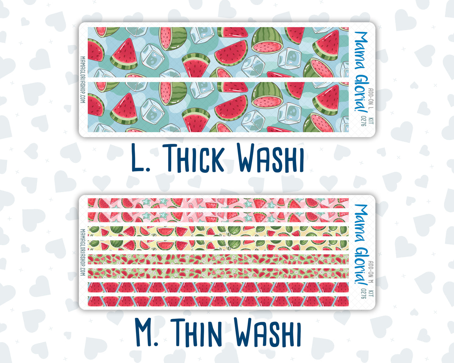 Kit 0276 - Add Ons - July - Melon Crush - Planner Stickers