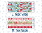 Kit 0276 - Add Ons - July - Melon Crush - Planner Stickers