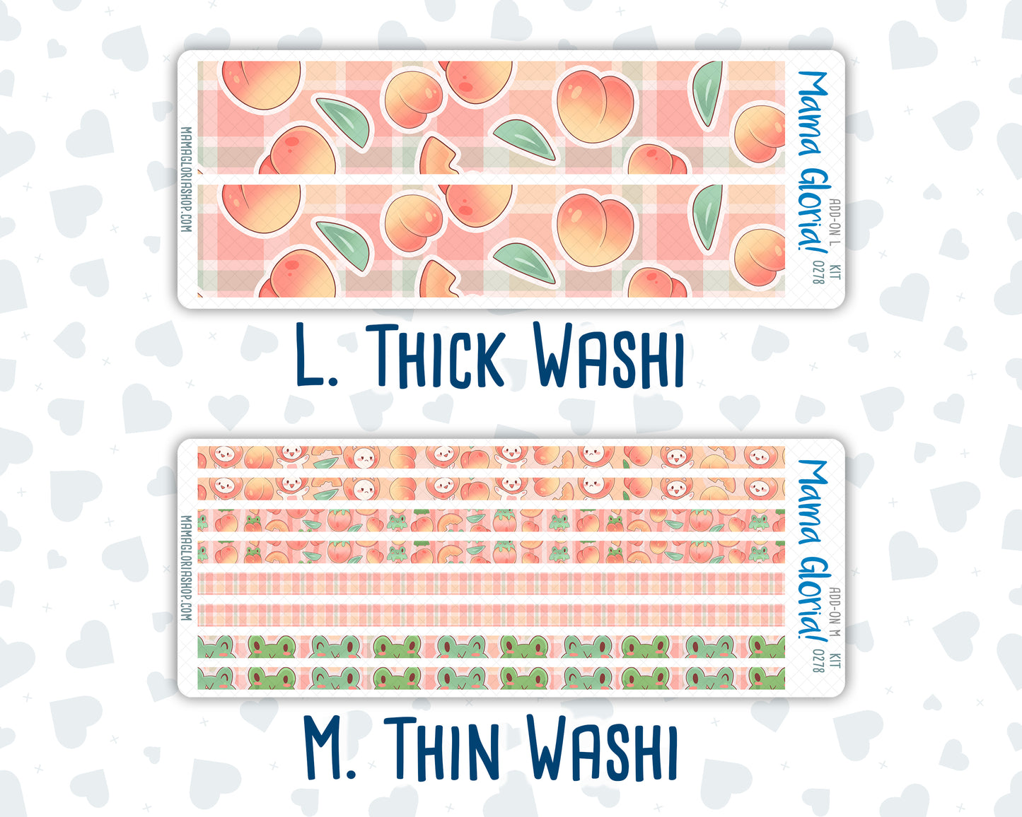 Kit 0278 - Add Ons - August - Oops, All Peaches - Planner Stickers