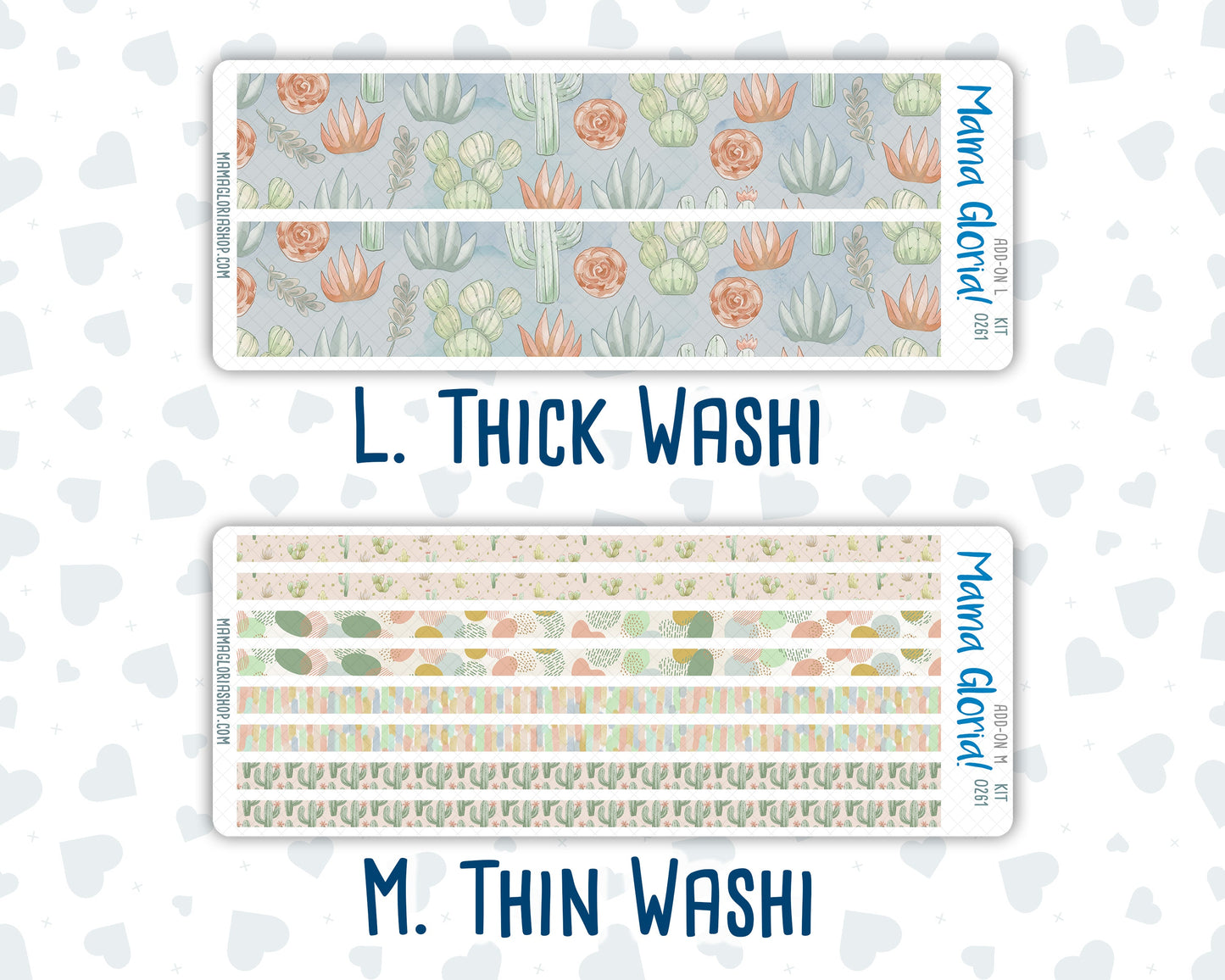 Kit 0261 - Add Ons - April - Llama Spring - Planner Stickers