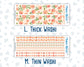 Kit 0228 - Add Ons - August - Just Peachy - Planner Stickers