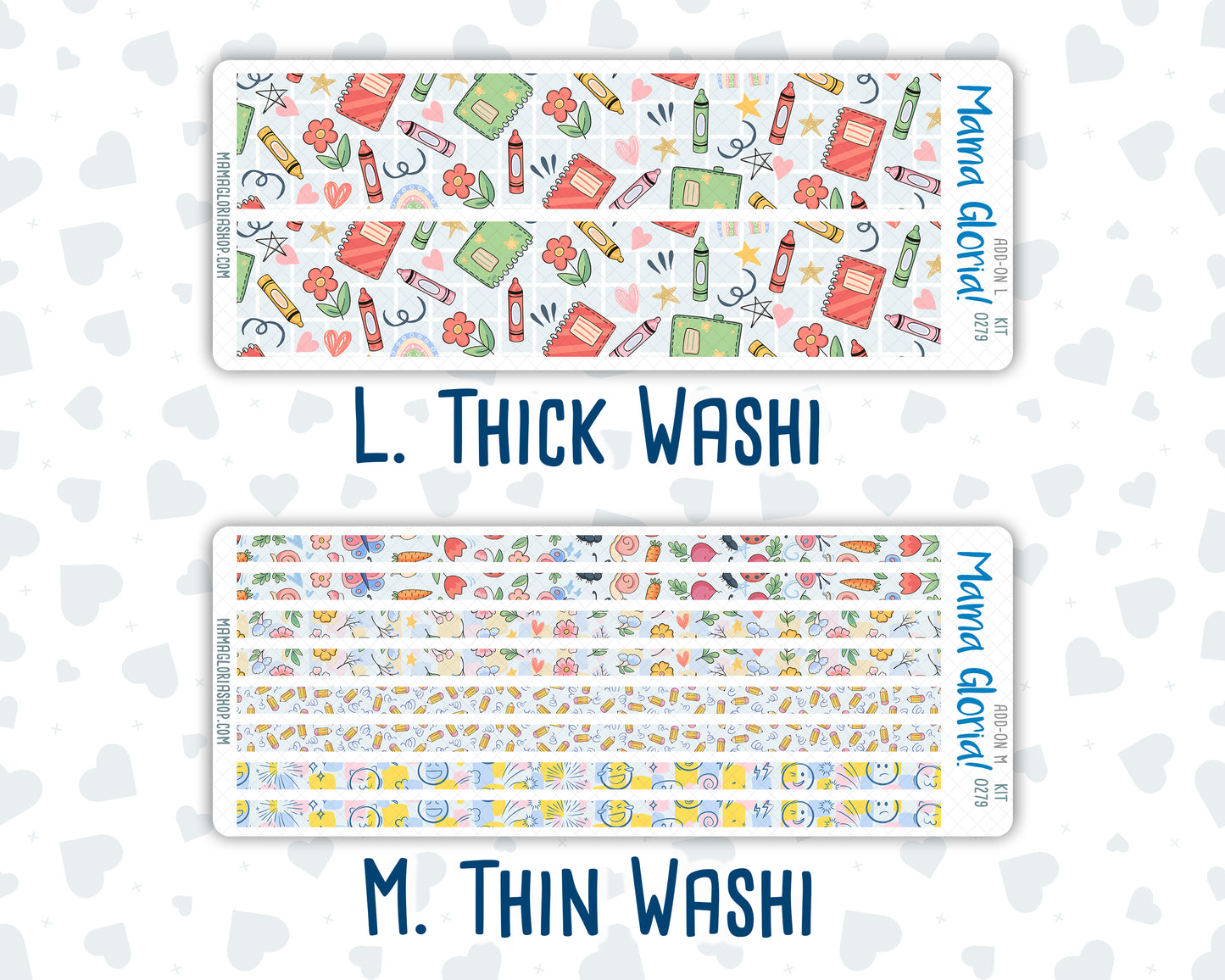Kit 0279 - Add Ons - August - Not Ready For School - Planner Stickers