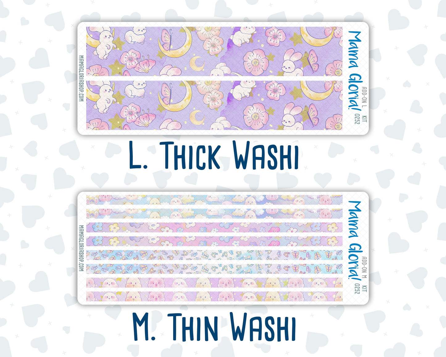 Kit 0252 - Add Ons - February - Tokyo Candy Cloud - Planner Stickers