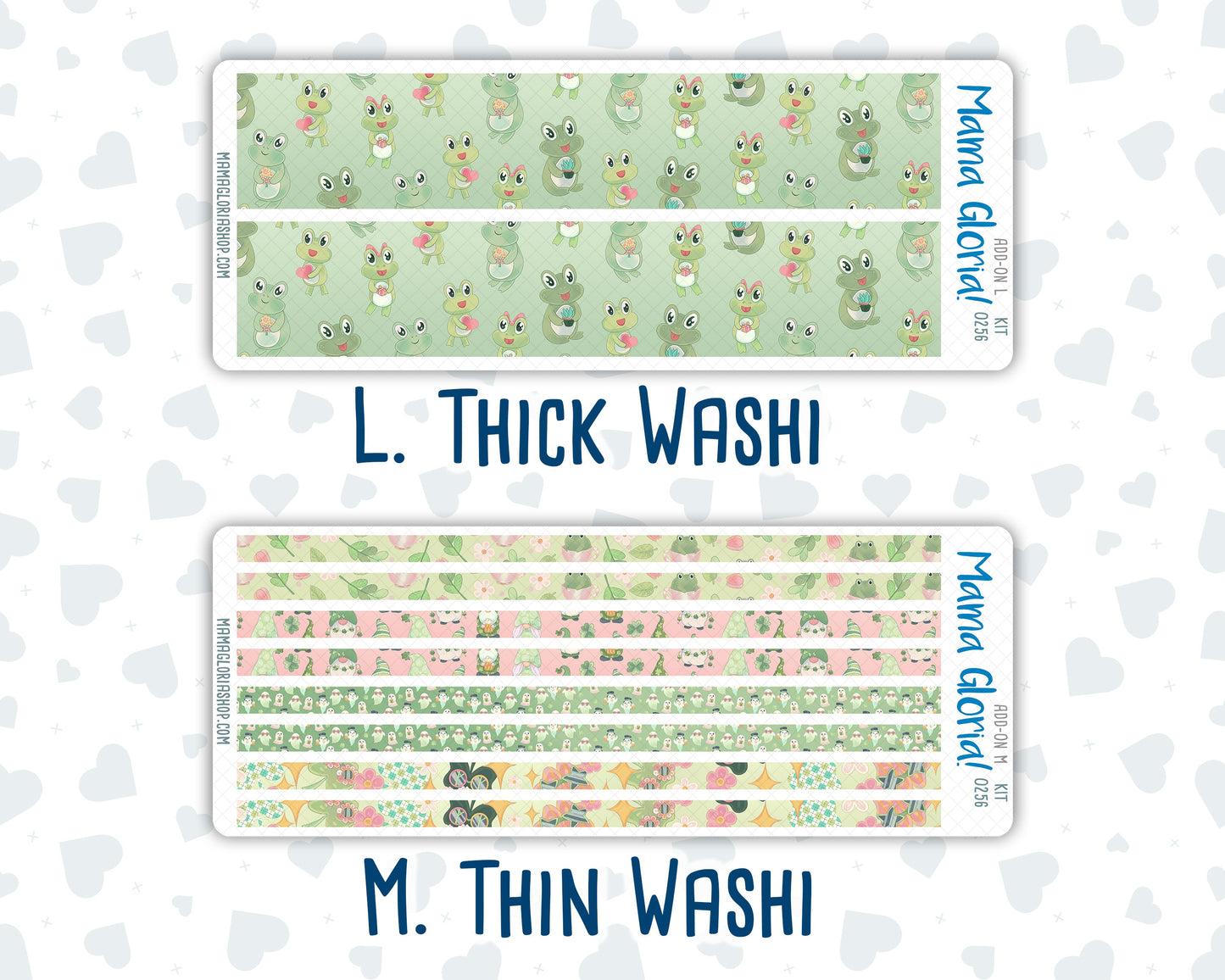 Kit 0256 - Add Ons - March - Froggy Luck - Planner Stickers