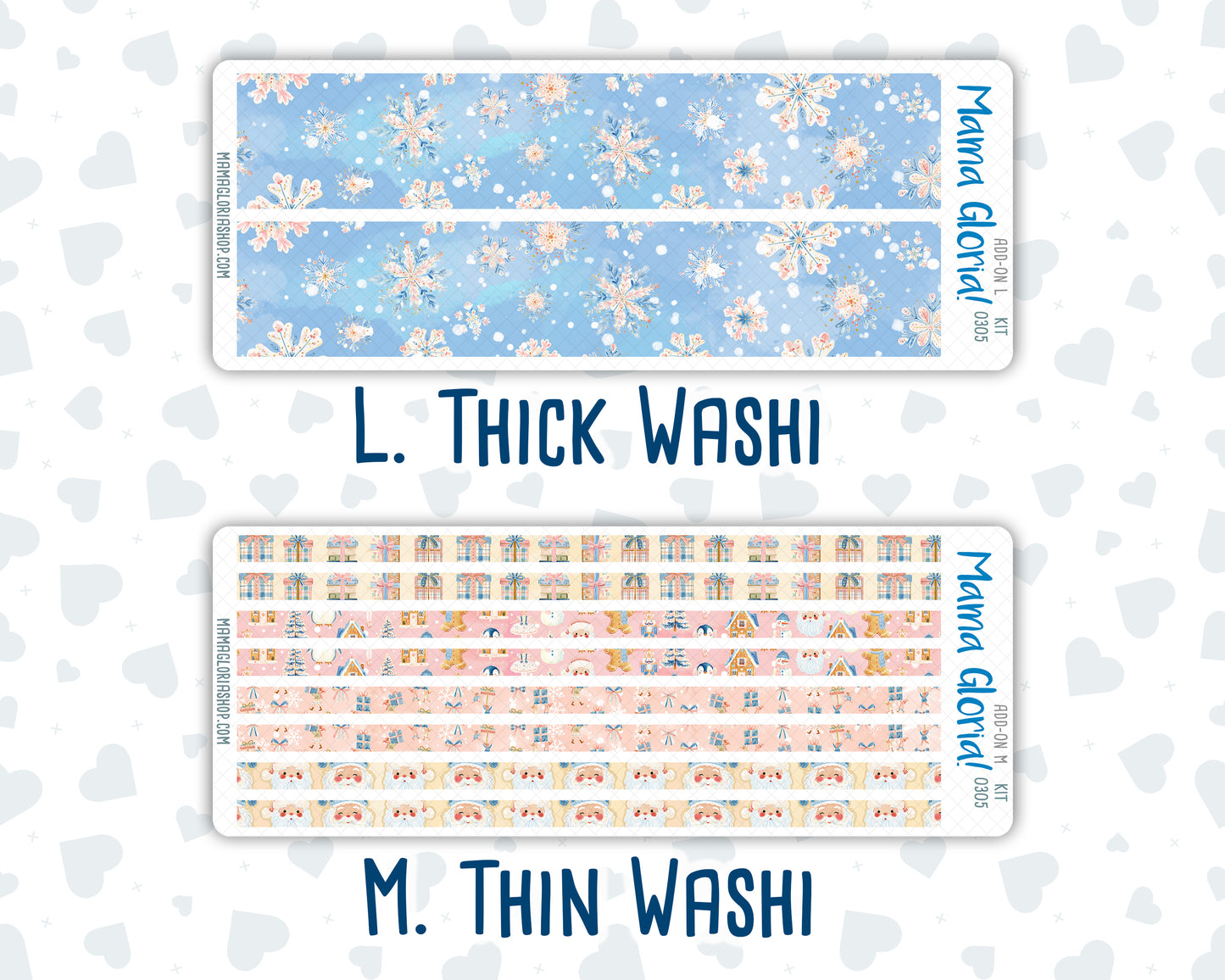 Kit 0305 - Add Ons - December - Sugarplum Parade - Planner Stickers