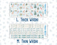 Kit 0251 - Add Ons - January - Pine & Paws - Planner Stickers