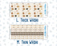 Kit 0303 - Add Ons - November - Into The Woods - Planner Stickers