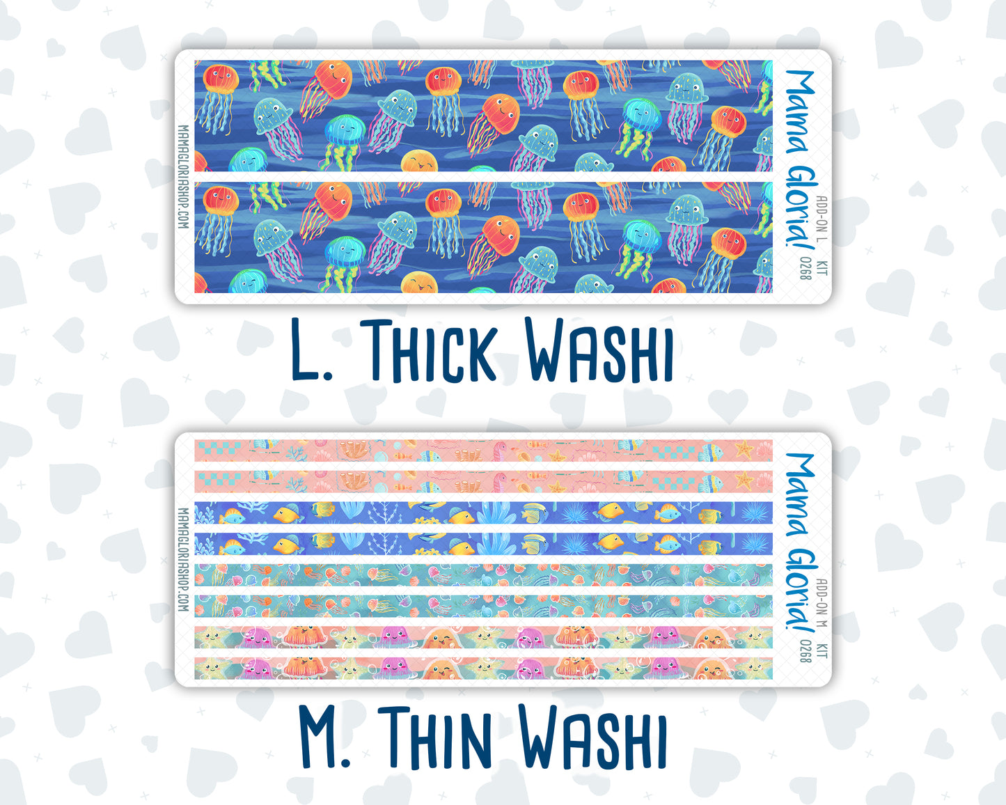 Kit 0268 - Add Ons - June - Sea Sweeties - Planner Stickers