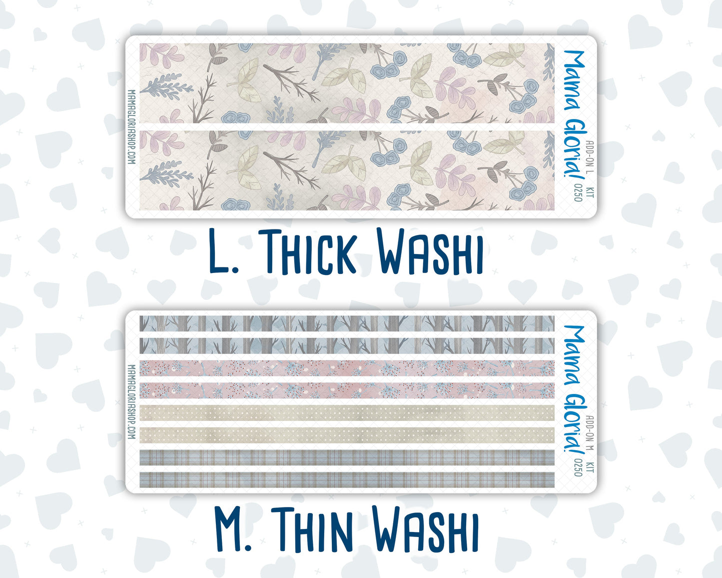 Kit 0250 - Add Ons - Quiet January - Planner Stickers