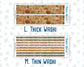 Kit 0243 - Add Ons - November - Boho Autumn - Planner Stickers