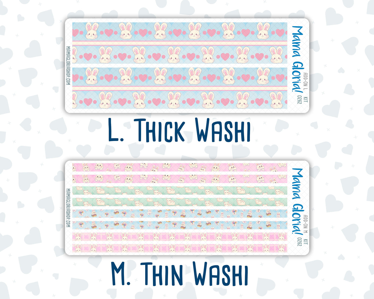 Kit 0262 - Add Ons - April - Spring Puffs - Planner Stickers