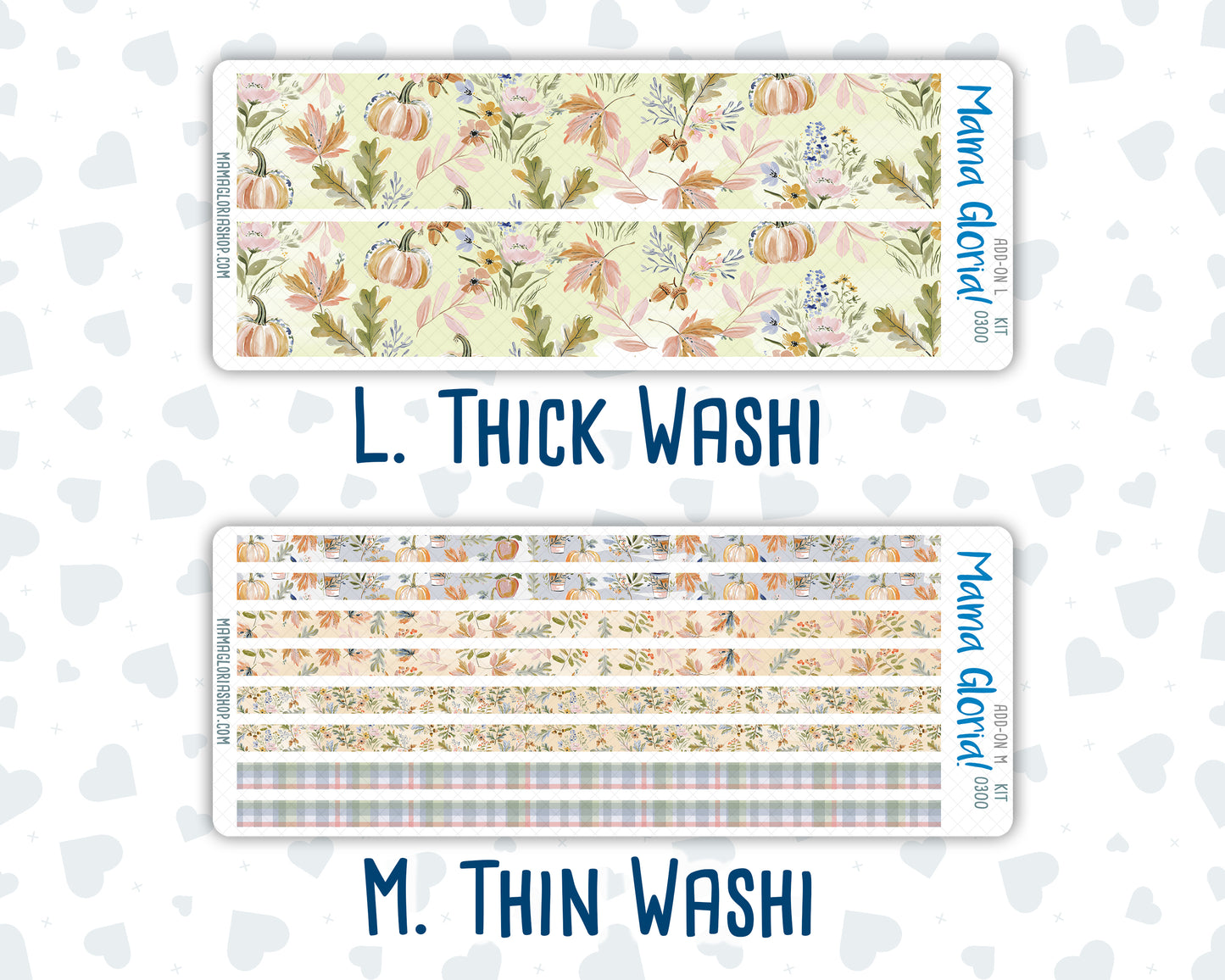 Kit 0300 - Add Ons - October - Autumn Stroll - Planner Stickers