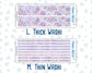 Kit 0263 - Add Ons - April - Lavender Drift - Planner Stickers