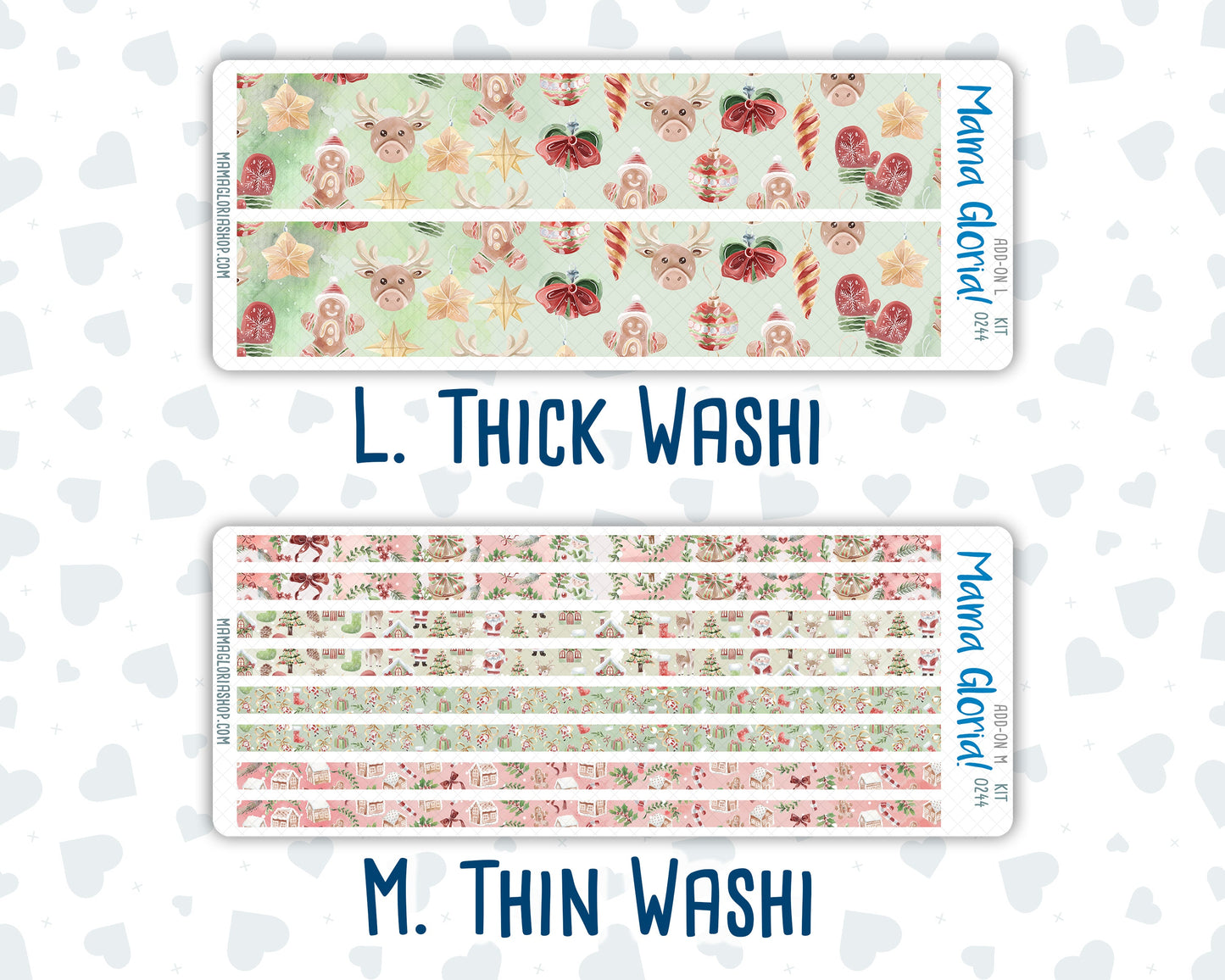 Kit 0244 - Add Ons - December - Santas Village - Planner Stickers