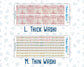 Kit 0257 - Add Ons - March - Blush Garden - Planner Stickers