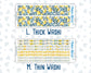 Kit 0274 - Add Ons - July - Sunny Lemon Shore - Planner Stickers