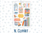 Kit 0234 - Add Ons - September - REF - Kit 0234 – Reader’s Escape - September - Planner Stickers