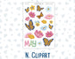 Kit 0267 - Add Ons - May - Flowers For Mama - Planner Stickers
