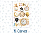 Kit 0248 - Add Ons - January - Midnight Countdown - Planner Stickers
