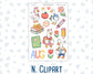 Kit 0279 - Add Ons - August - Not Ready For School - Planner Stickers