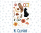 Kit 0238 - Add Ons - October - Starry Autumn Nights - Planner Stickers