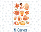 Kit 0241 - Add Ons - November - Pumpkin Latte - Planner Stickers